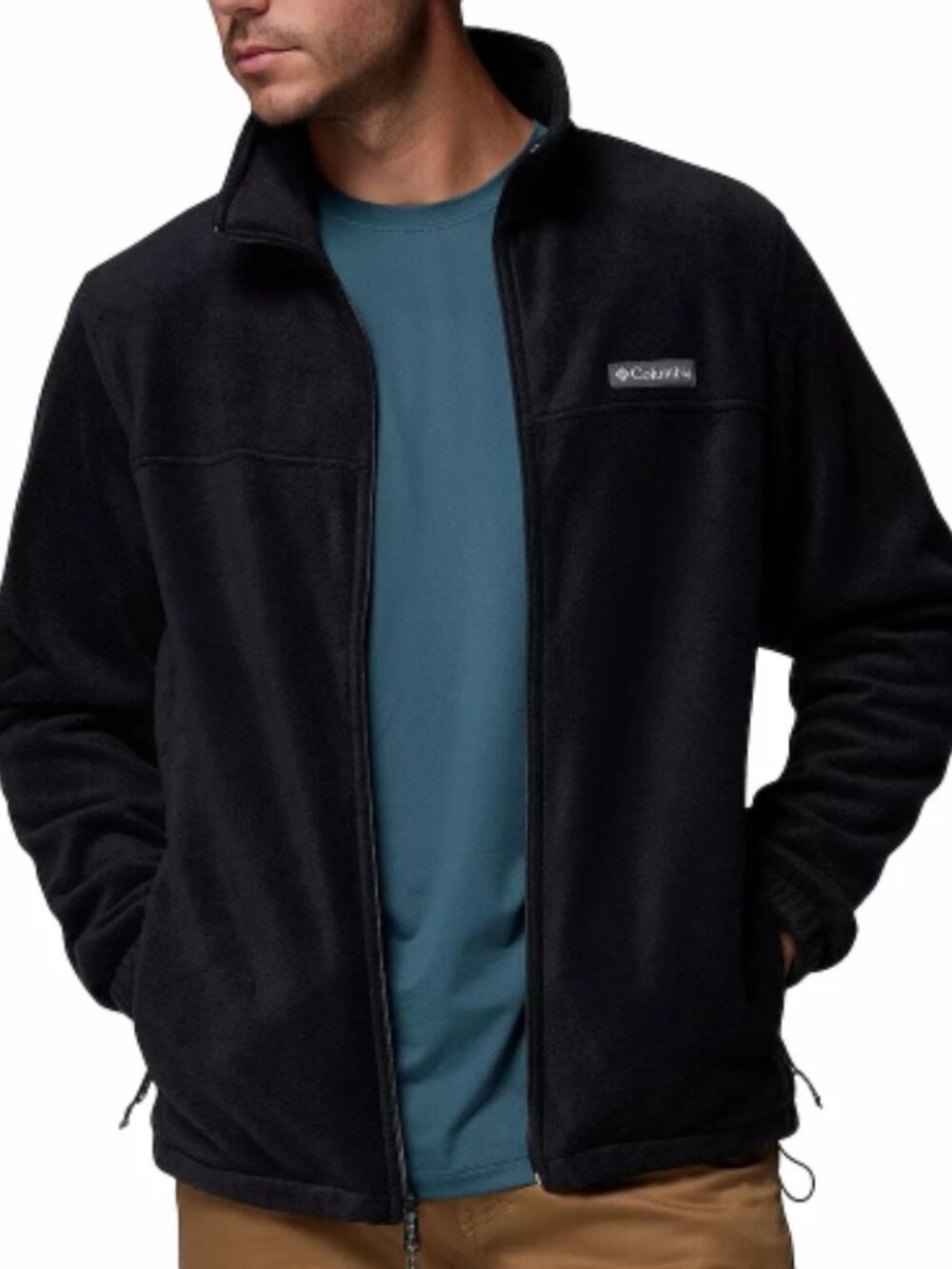 Men's Columbia Steens Mountain™ Full-Zip Fleece Jacket - Black